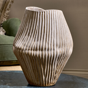 Nkuku Kalai Ceramic Organic Shape Vase